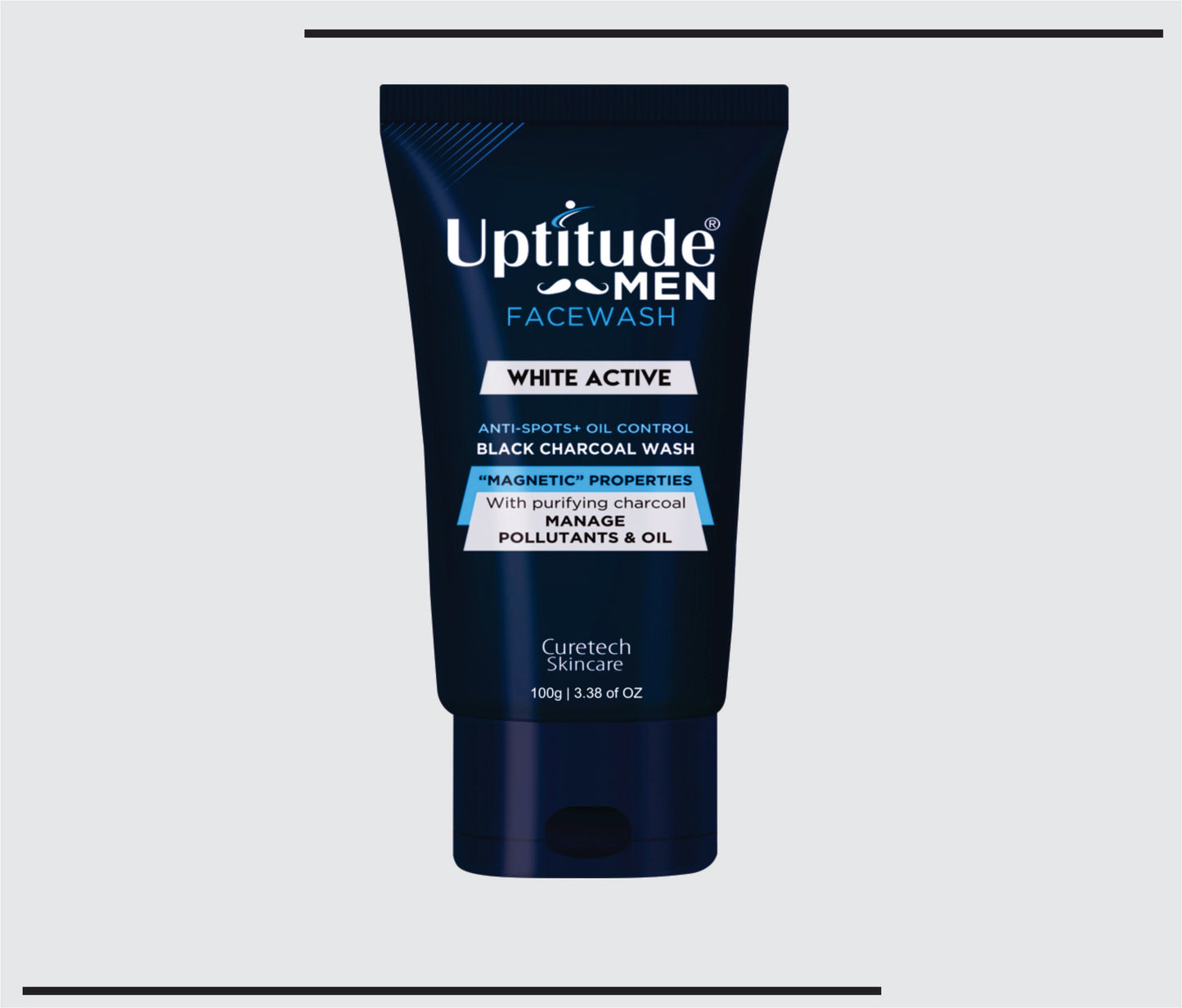 Uptitude Charcoal Facewash (Men Charcoal Facewash)