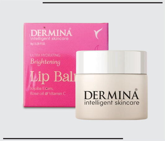 Dermina Lip Balm (8g) Jojoba Esters, Rose Oil & Vitamin C by Csc