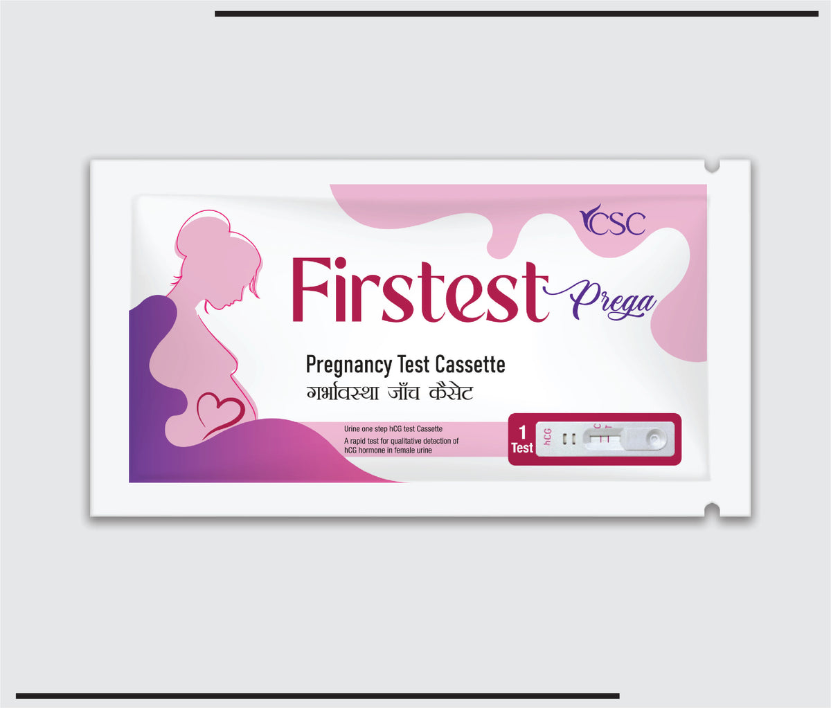 Firstest  Prega  (60x1) Pregnancy Daigonostic Kit by Csc