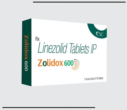Zolidox -600 (10x1x10) Linezolid 600 by Csc