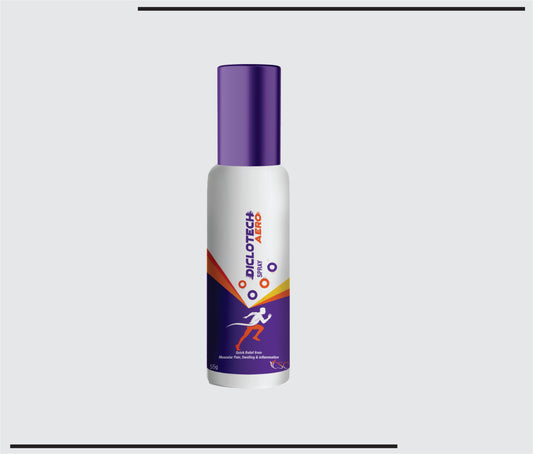 Diclotech Aero Spray (55ml) Diclofenac Sodium 1.0 % + Linseed Oil 3.0 % + Methyl Salicylate 10 % + Menthol 5.0 %  by Csc