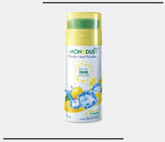 Monodust  Lime Prickly Heat Powder  (125g) Prickly Heat Powder -Lemon Fragrance  by Csc