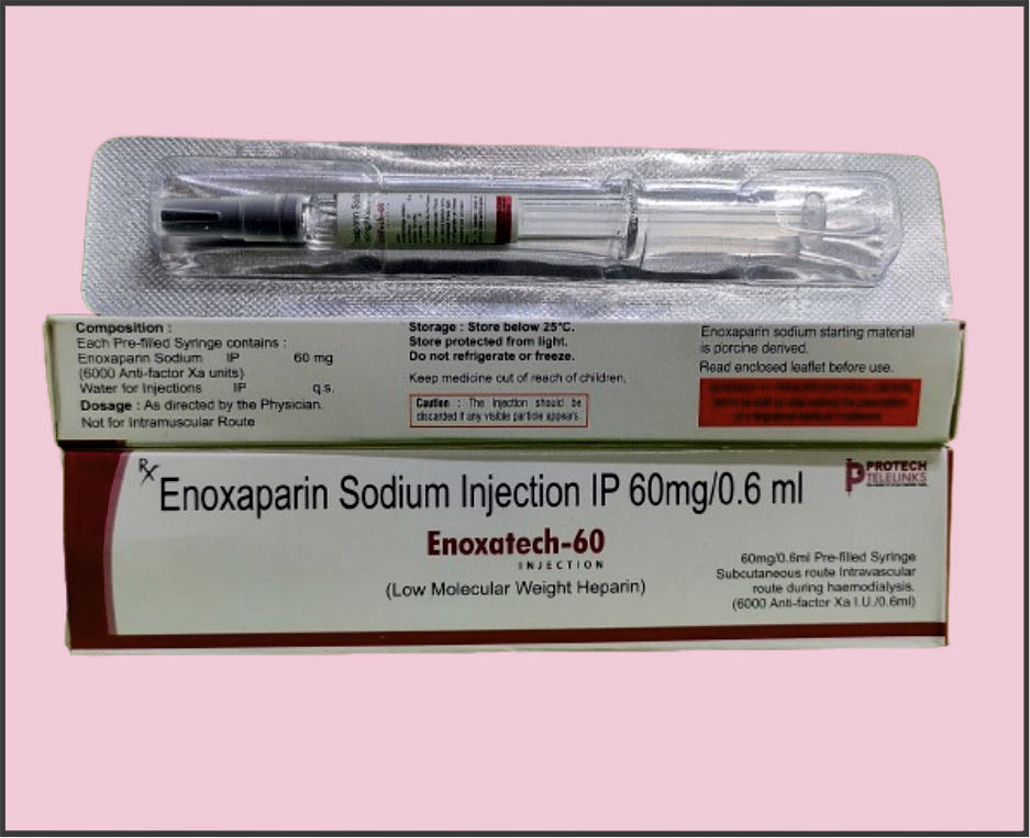 Enoxatech 60 Pfs (Pfs) Enoxaparin 60 Mg Inj By Protech