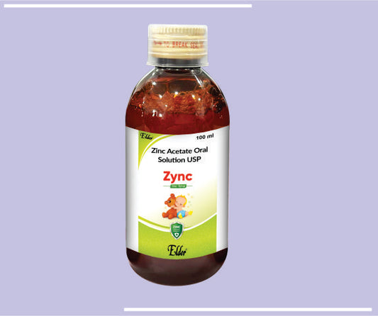Zync Syp (100Ml) Zinc Acetate Usp By Elder