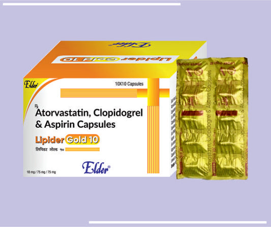 Lipider Fb Tabs (10/160Mg) (20X10) Atorvastatin 10Mg,Fenofibrate 160Mg by Elder