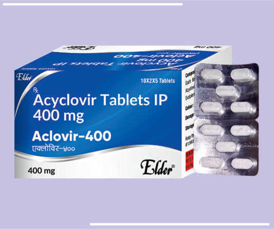 Acyclovax  400 Tabs (20X5) Acyclovir 400 Mg by Elder