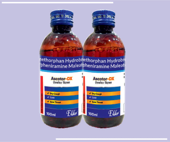 Ascotor Lc Syp (100Ml) Levodropropizine 30Mg, Chlorpherinamine 2Mg by Elder