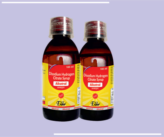 Alkatral Syp (100Ml) Disodium Hydrogen Citrate 1.25 Gm by Elder