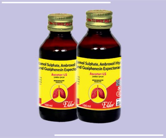Ascowas  Syp (100Ml) Levodropropizine 30Mg, Chlorpherinamine 2Mg by Elder