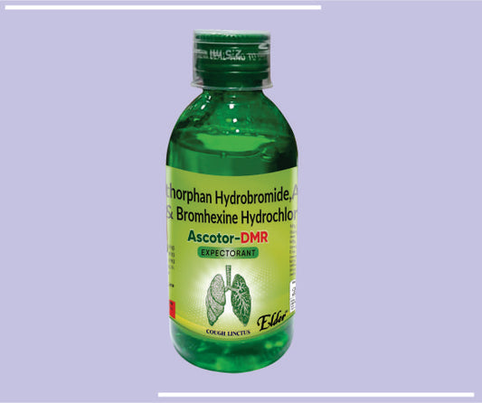 Ascotor Dx Syp ( Blue) (36X100Ml) Dextromethorphan Br 10Mg, Cpm 4Mg by Elder