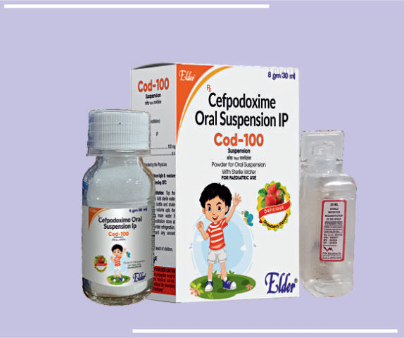 Cod Cv Tabs (200/125 Mg) (10X1X10) Cefpodoxime 200Mg, Clauvulanic 125Mg by Elder