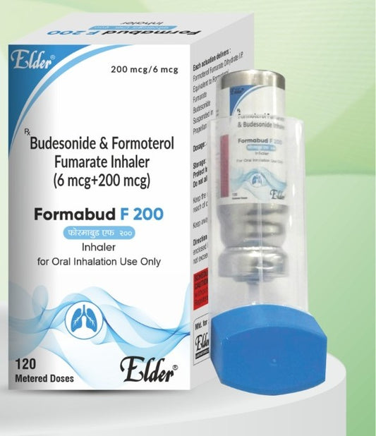 FORMABUD F 200 INHALER (Budesonide & Formoterol Fumarate Inhaler)