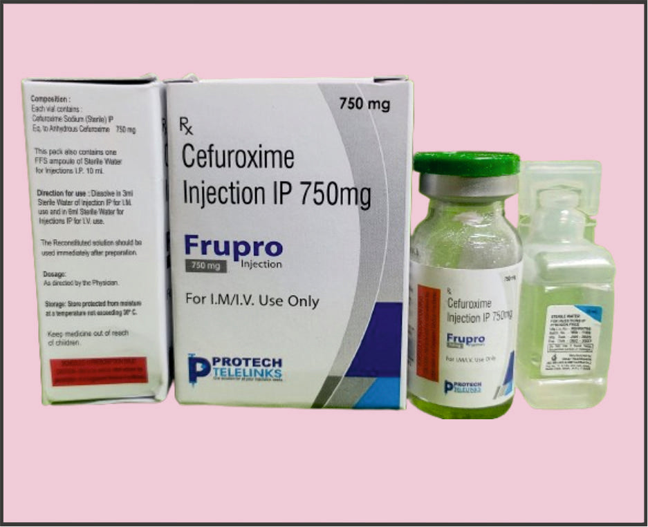 FRUPRO 750MG VIAL (Cefuroxime 750Mg)
