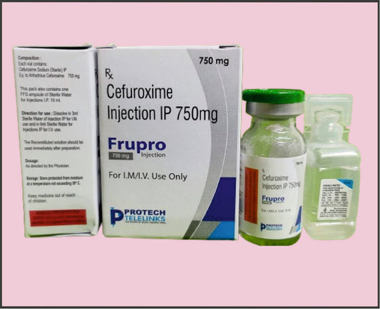 FRUPRO 750MG VIAL (Cefuroxime 750Mg)