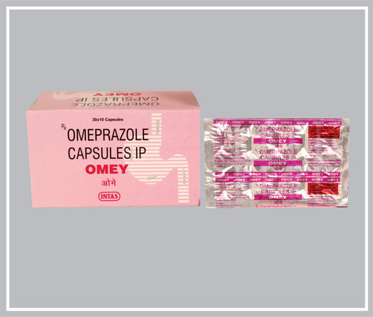 Omey 10 Cap (Omeprazole 20Mg ) By Intas