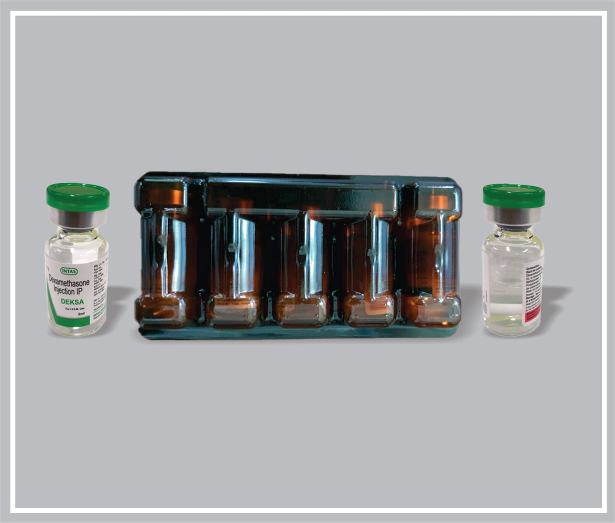 Deksa Inj. 2Ml (Amber Pvc) (Dexamethasone Sodium Phosphate 4Mg/Ml ) By Intas