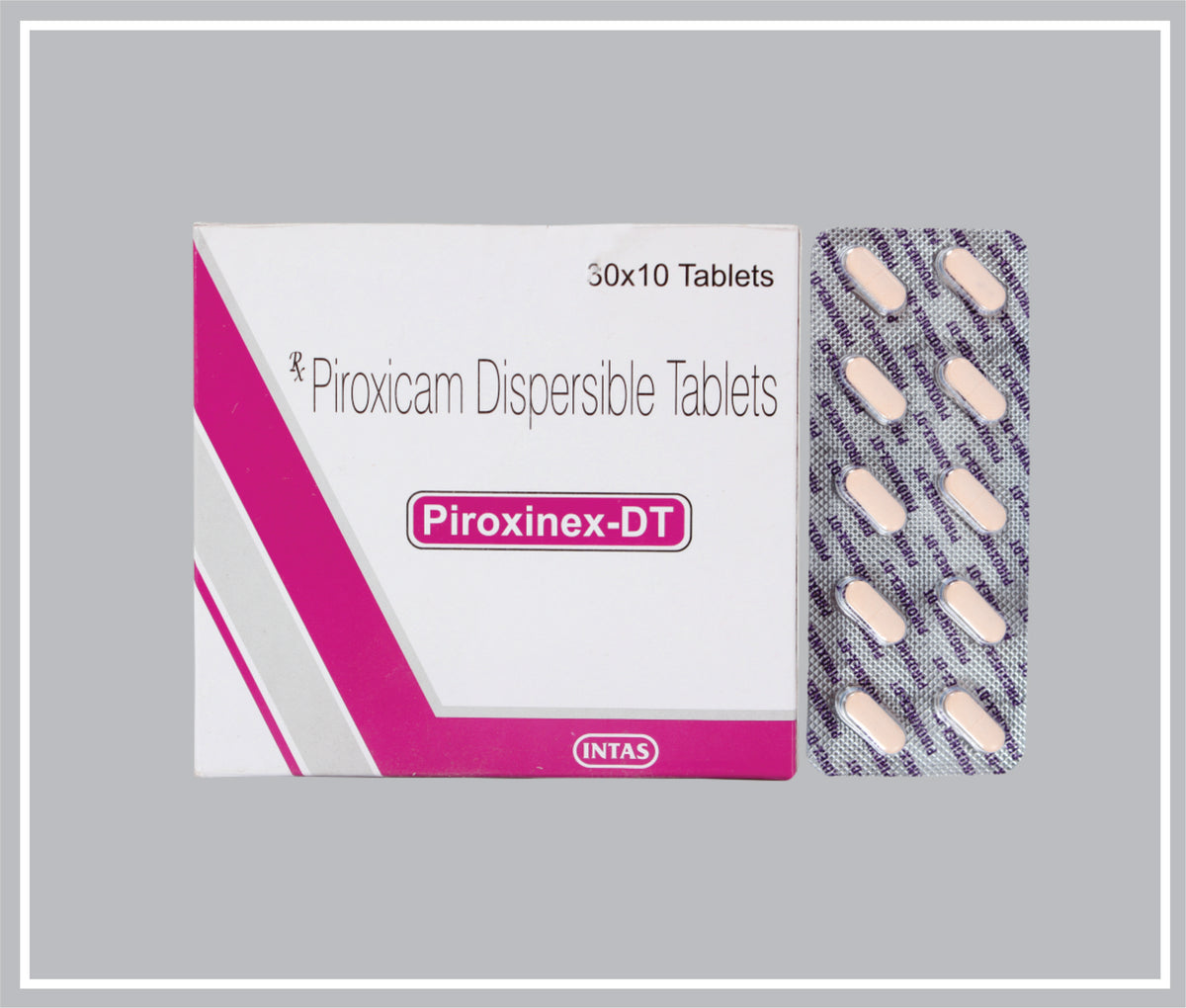 Piroxinex-Dt 10 Tab (Piroxicam 20Mg Dispersible Tablet) By Intas