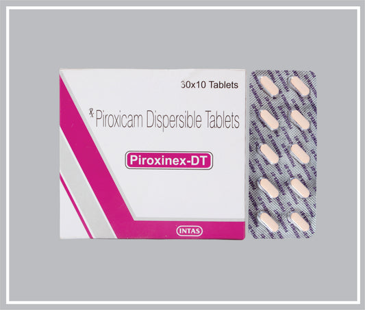 Piroxinex-Dt 10 Tab (Piroxicam 20Mg Dispersible Tablet) By Intas