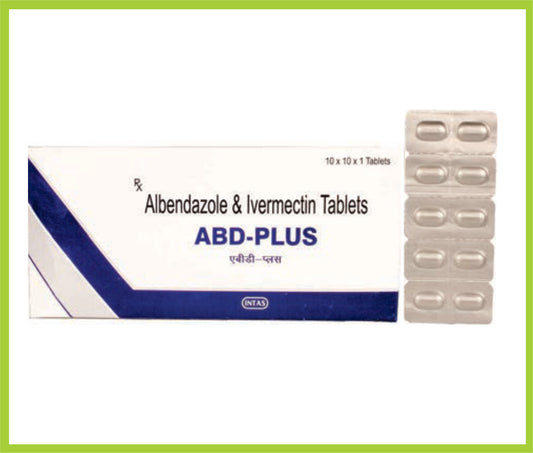 Abd Plus Tab (Albendazole 400 mg + Ivermectin 6 mg)