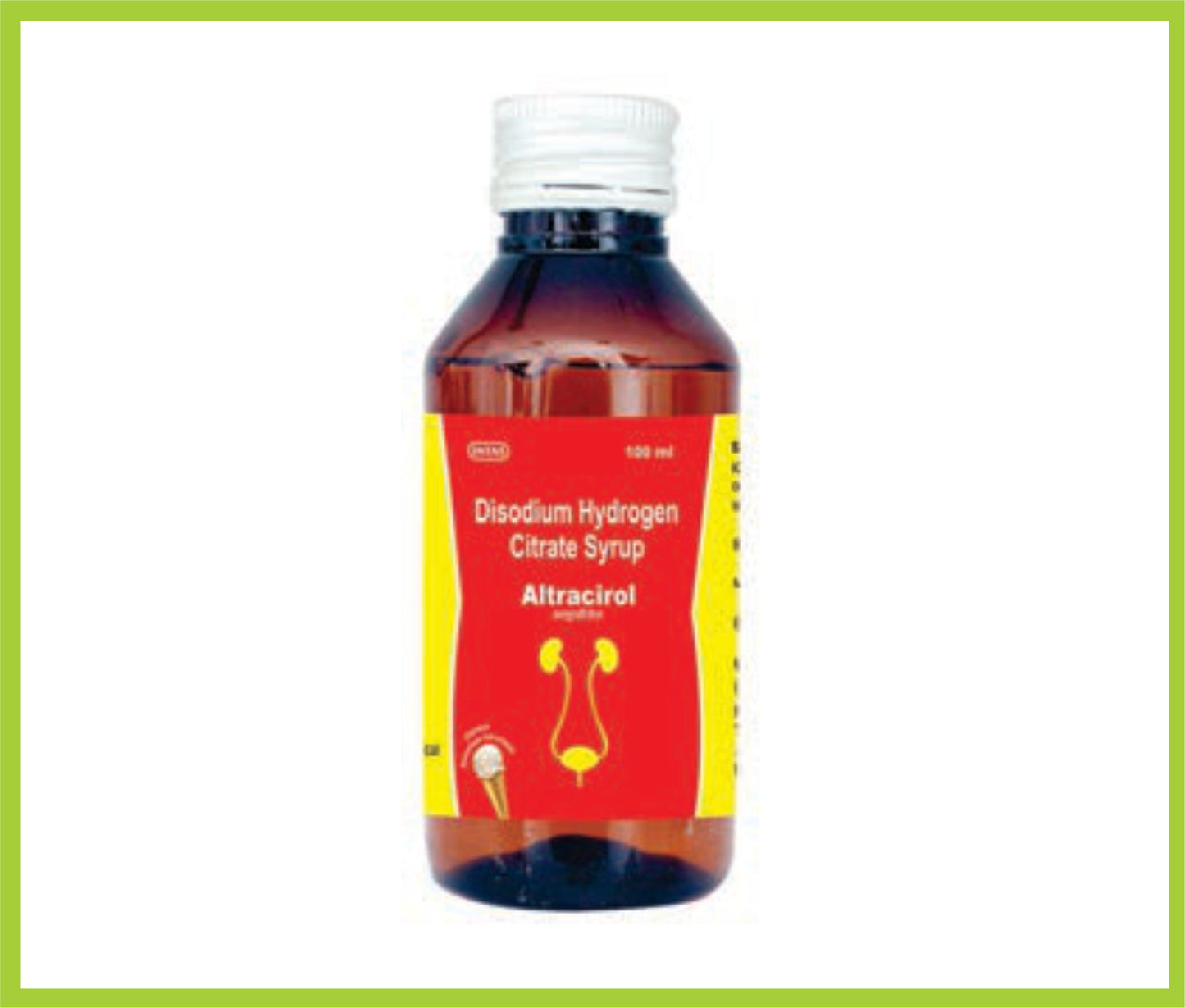 Altracirol Syrup (Disodium Hydrogen Citrate 1.25 g)