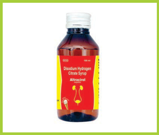 Altracirol Syrup (Disodium Hydrogen Citrate 1.25 g)