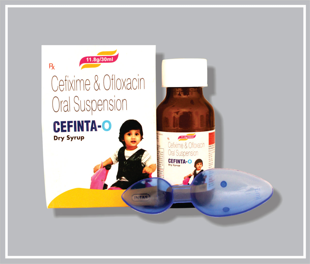 Cefinta-O Ds 30 Ml (Cefixime 50Mg + Ofloxacin 50Mg ) By Intas