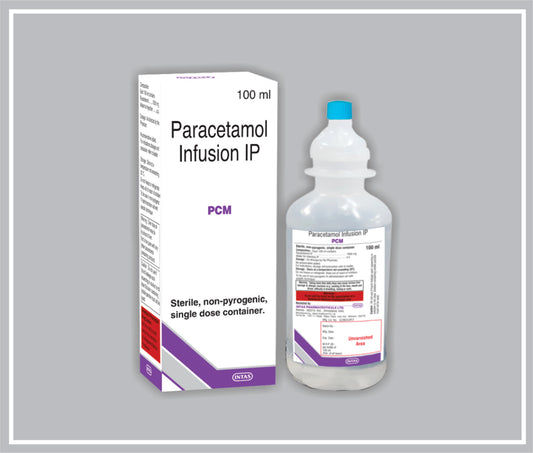 Pcm Inj. 100 Ml (Paracetamol 1%W/V ) By Intas