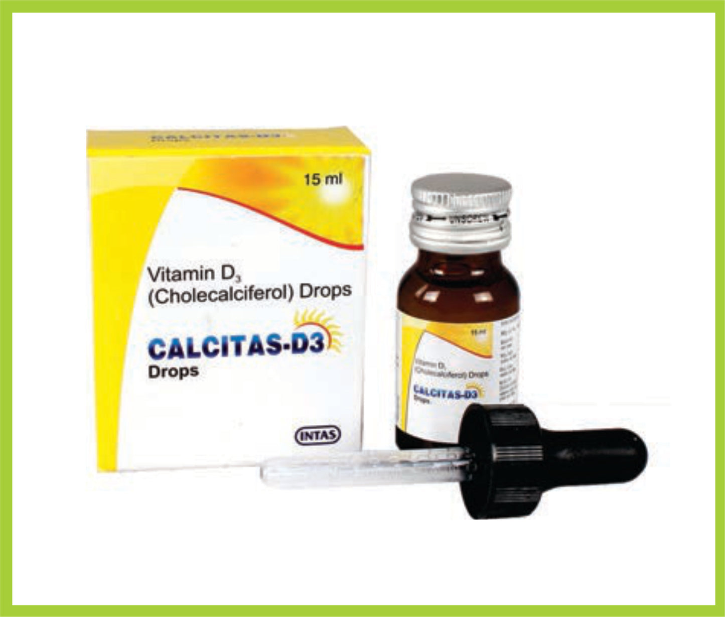Calcitas-D3 Drop (Cholecalciferol 800 IU