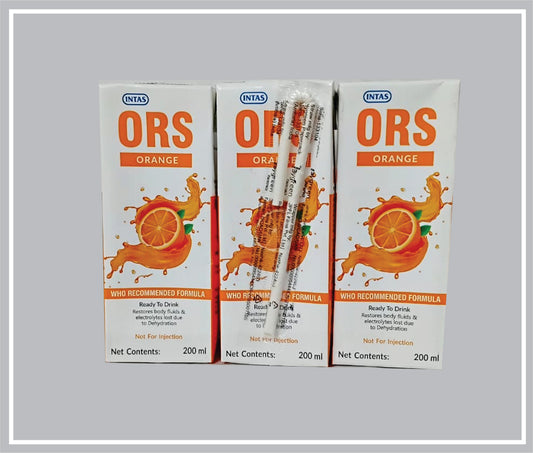 Intas Ors (Orange) 200Ml (Oral Rehydration Salt, Ready To Drink ) By Intas