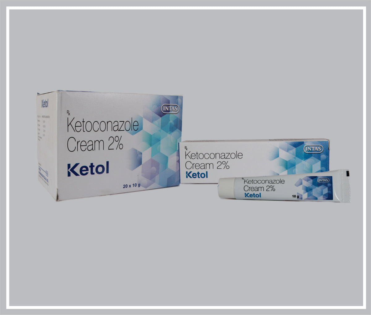 Ketol 10 Gm (Ketoconazole 2%W/W) By Intas