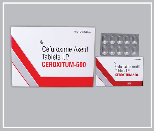 Ceroxitum-500  10Tab (Cefuroxime Axetil 500Mg ) By Intas