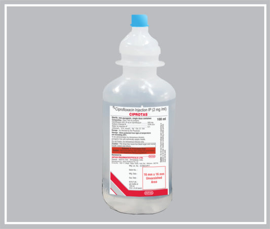 Ciprotas 100 Ml (Ciprofloxacin 200Mg ) By Intas