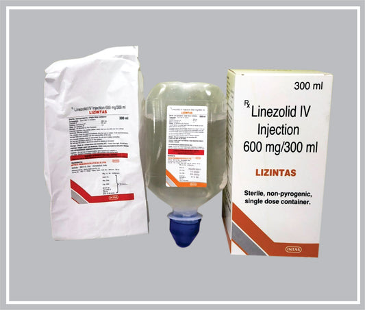 Lizintas 300 Ml (Linezolid 600Mg ) By Intas