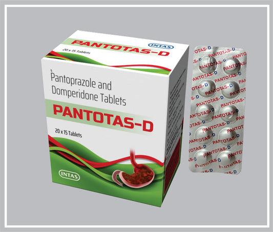 Pantotas D 10T (Pantoprazole Sodium 40Mg + Domperidone 10Mg) By Intas
