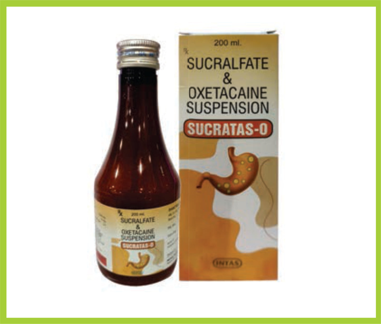 Sucratas- O Suspension (Sucralfate 1000 mg + Oxetacaine 10 mg)