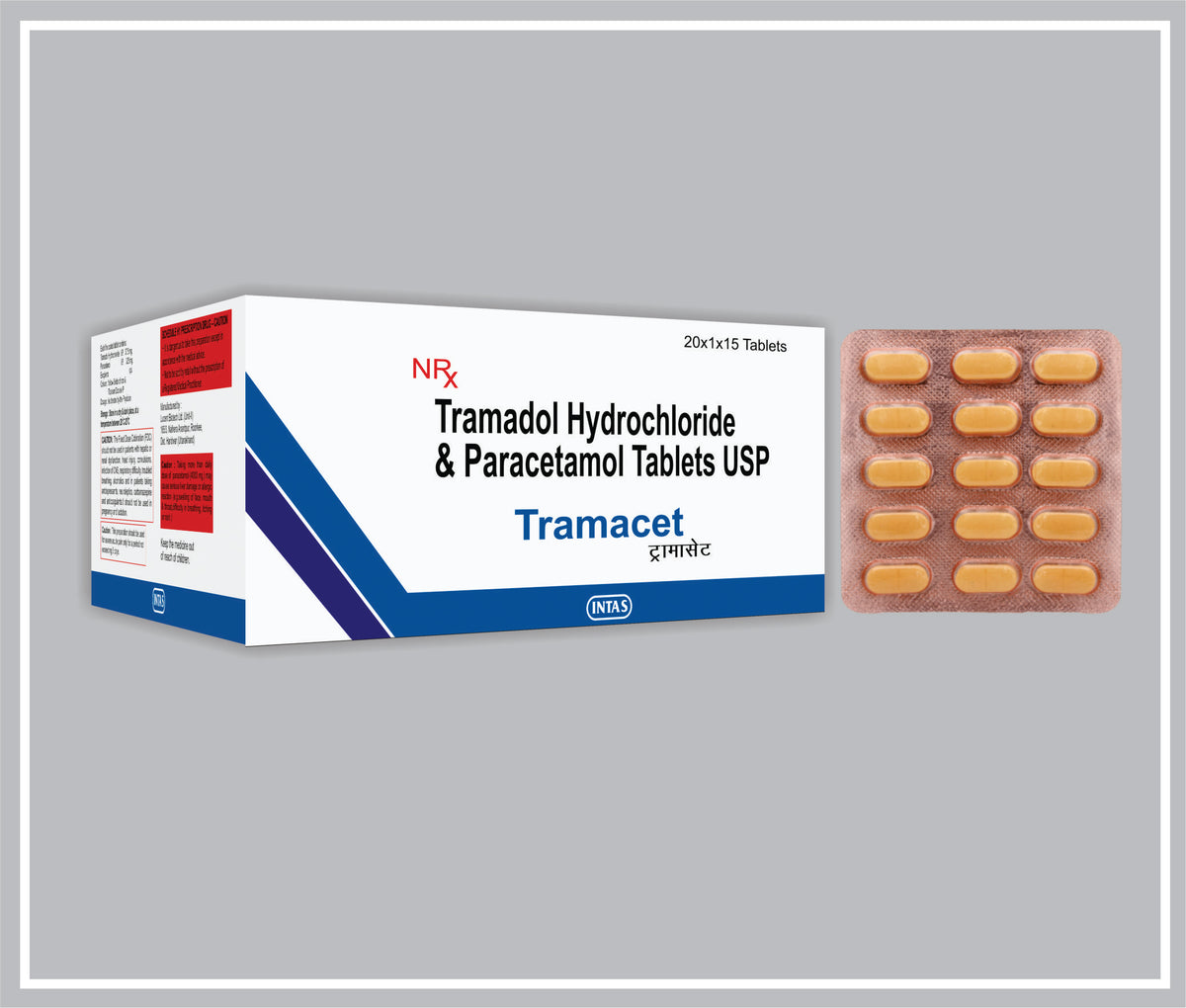 Tramacet 15 Tab (Tramadol Hydrochloride 37.50Mg + Paracetamol 325Mg, Film Coated Tablet) By Intas
