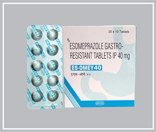 Es- Omey 40 (10T) (Esomeprazole Gastro Resistant 40Mg ) By Intas