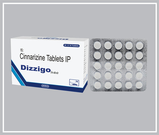 Dizzigo 25 Tab (Cinnarizine 25Mg ) By Intas
