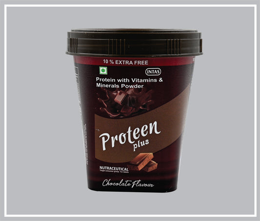 Proteen Plus Chocolate 220Gm (Protein Powder 220Gm ) By Intas