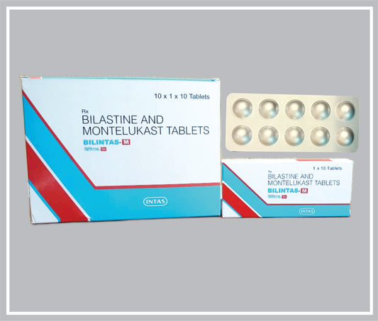 Bilintas-M (Bilastine 20Mg + Montelukast 10Mg ) By Intas
