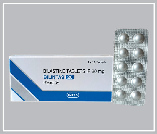 Bilintas 20 (Bilastine 20Mg ) By Intas