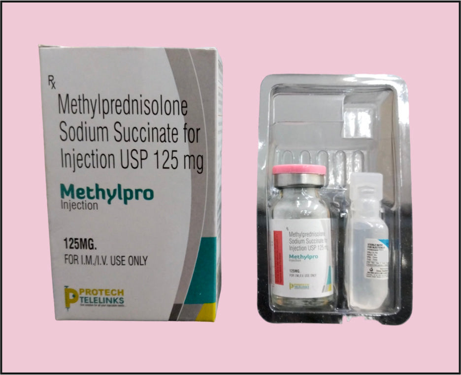 Methylpro-125 (10 Ml) Methylprednisolone Sodium Succinate 125 Mg By Protech