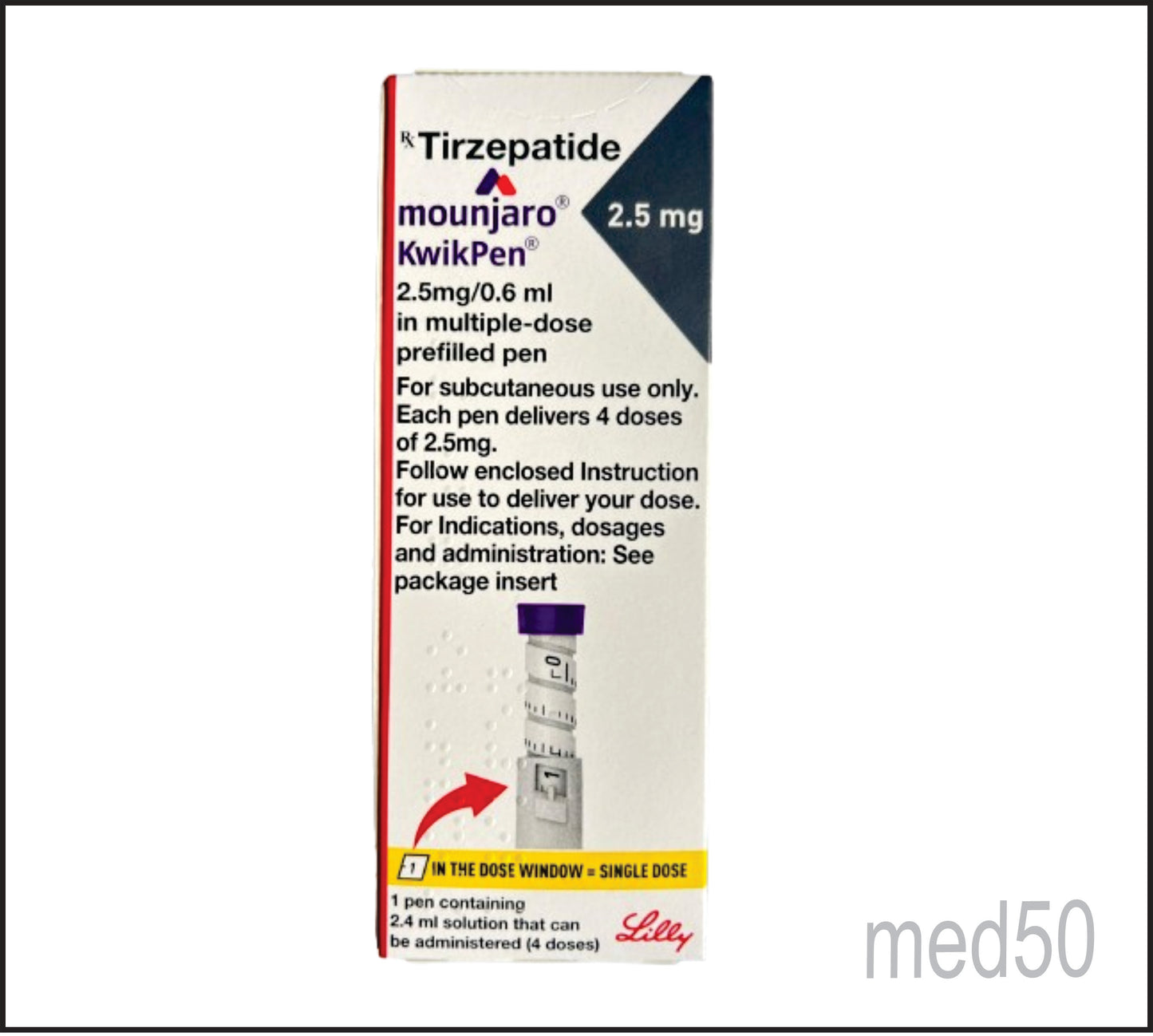MOUNJARO 2.5MG KWIK PEN ((Tirzepatide 2.5MG)