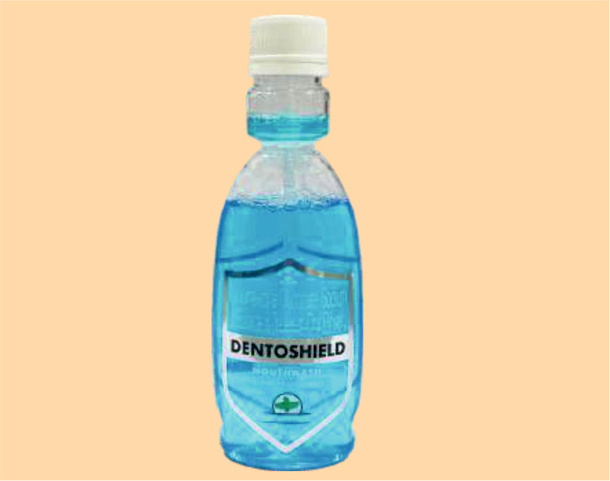 Dentoshield Mouthwash (Chlorhexidine Gluconate 0.2% w/v + Sodium Fluoride 0.07% w/v + Triclosan 0.05% w/v)