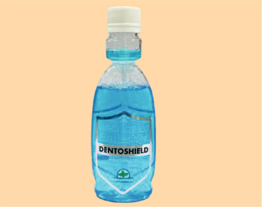Dentoshield Mouthwash (Chlorhexidine Gluconate 0.2% w/v + Sodium Fluoride 0.07% w/v + Triclosan 0.05% w/v)
