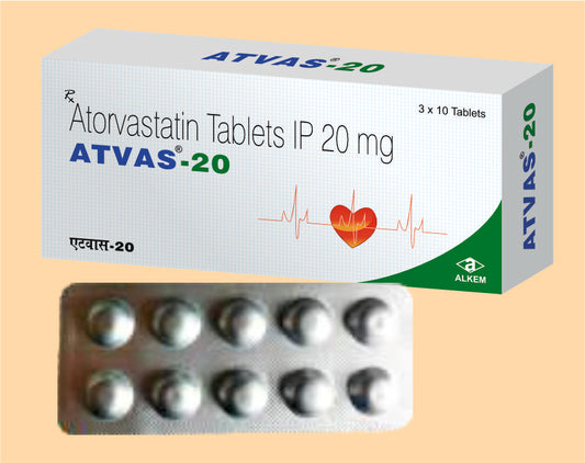Atvas 20 (Atorvastatin 20 mg)