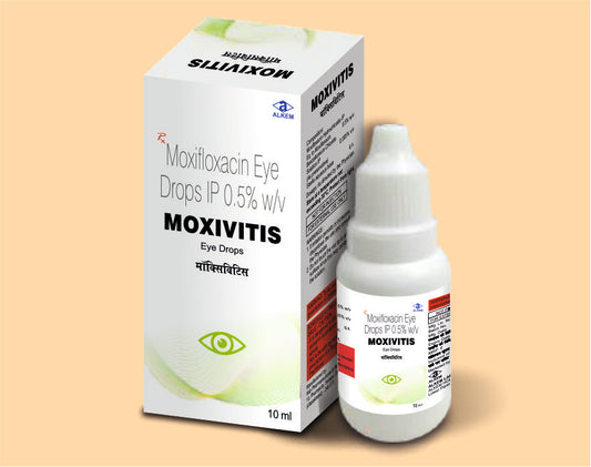Moxivitis Eye Drop (Moxifloxacin 0.5% w/v)