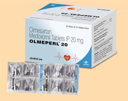 Olmeperl-20 Tablet (Olmesartan Medoxomil 20 mg)
