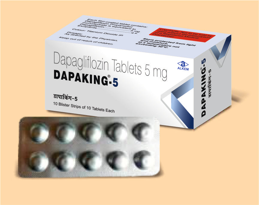 Dapaking - 5 Tablet (Dapagliflozin 5 mg)