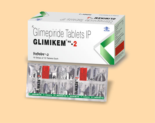 Glimikem Nu - 2 Tablet (Glimepiride 2 mg)